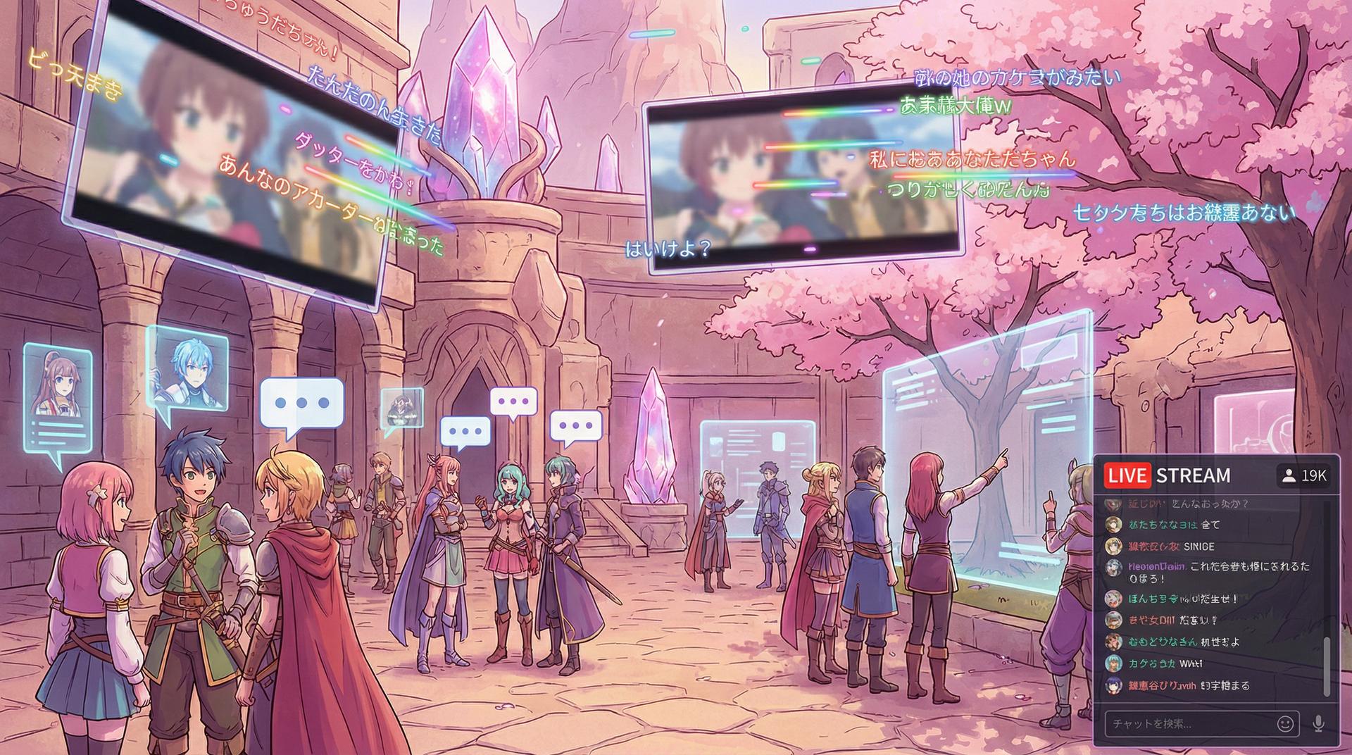 网红二次元社区互动